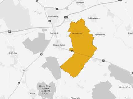 Mezőtárkány elhelyezkedése változik. Az éves középhőmérséklet 10,2 C. A nyár száraz és meleg.