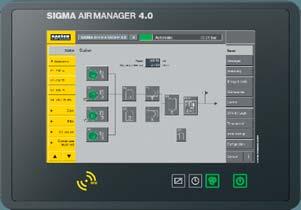 Compressors - BSD 75 Volumetric fl ow rate Contact Műszaki adatok Felszereltség SIGMA AIR MANAGER 4.0-4 SIGMA AIR MANAGER 4.0-8 SIGMA AIR MANAGER 4.