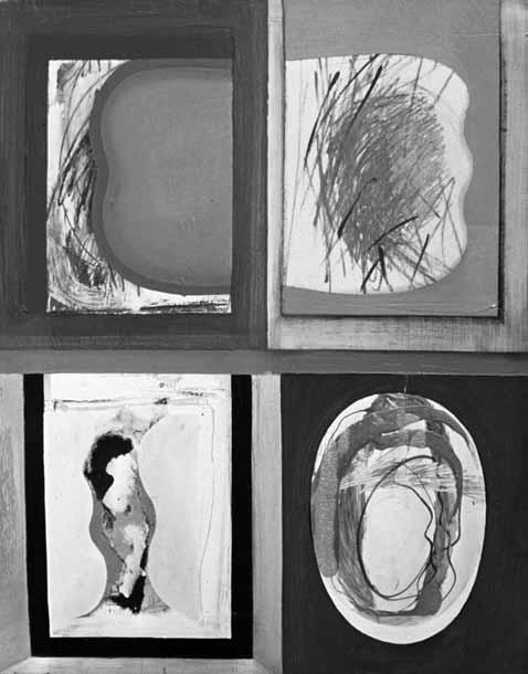 AKNAI KATALIN 5. Keserü Ilona: Négyrészes, 63 50 cm, 1968 