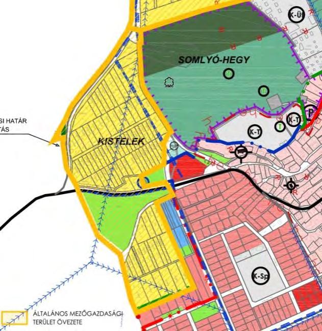 -vel A fentiek alapján a 0132/8 hrsz-ú telken beépítésre szánt terület kijelölése összhangban van a területrendezési tervekben az érintett övezetekre vonatkozó szabályokkal!