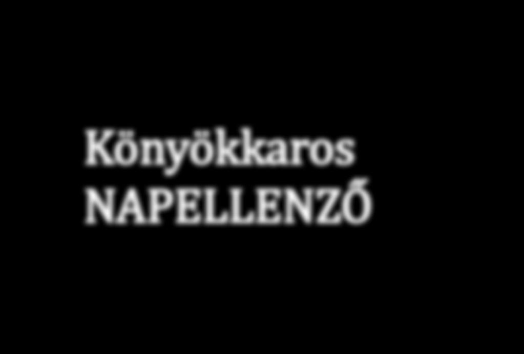 Könyökkaros NAPELLENZŐ A könyökkaros napellenző hasznos és dekoratív kiegészítője lehet családi házak teraszainak, társasházak erkélyinek, de vendéglátóipari egységek kerthelyiségeinek árnyékolására