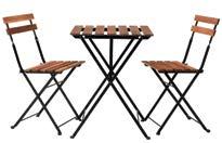 (191.779.18) ASKHOLMEN összecsukható fali asztal, 70 44 cm 803.210.21 1 db ASKHOLMEN összecsukható szék 502.400.
