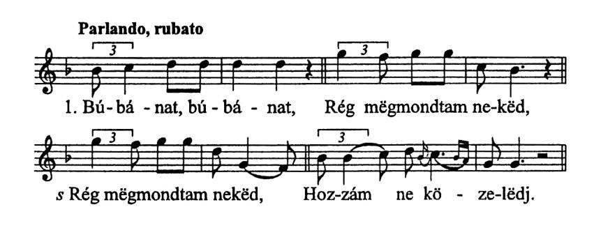 Kodály szavaival általánosabb, nemzetek feletti keleti dallamvilágot képviselnek. Erre mutatnak Sipos János török népektől újabban gyűjtött dallamai is.