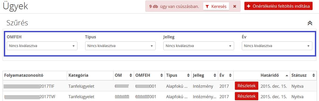 Az Intézményi dokumentumfeltöltő modul használata 14 3.