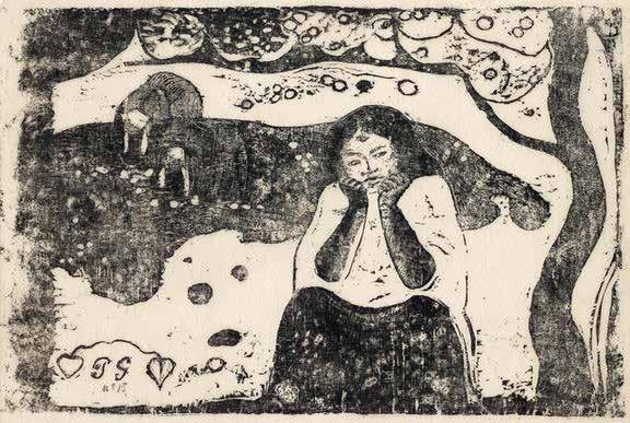 Paul Gauguin Human Misery (Misères