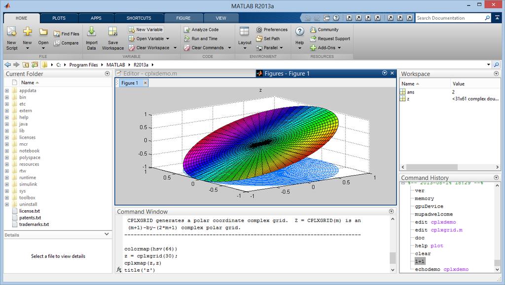 12 MATLAB A MATLAB speciális programrendszer, amelyet numerikus számítások elvégzésére fejlesztettek ki és emellett egy programozási nyelv.