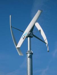 Obrázok č. 36. a 37: Veterné turbíny so zvislou osou, vhodné aj pre budovy a nádvoria Zdroj: http://www.helixwind.com/en/d361.php [cit. 26.04.