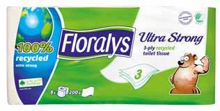 Újrahasznosított papírból 1 tekercs = 69 Ft 8 x 200 lap -26% 749 Ft 549Ft FLORALYS PAPÍR ZSEBKENDŐ 1