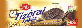 4983 kg Fan Game kártyával: 4150 kg Trijó tízórai keksz 3-féle 50 g, 1580