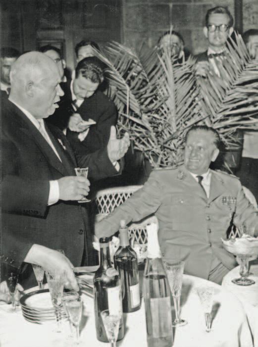 Hruscsov és Tito, Moszkva 1956. június 18.
