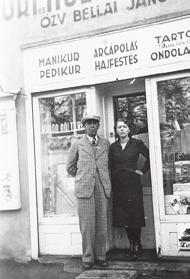 meg inni, mert ő meg a restit vezette. Az üzletsor A fodrászüzlet Honti István és Honti Istvánné 68 Üzleteik is nagyon közel voltak egymáshoz.