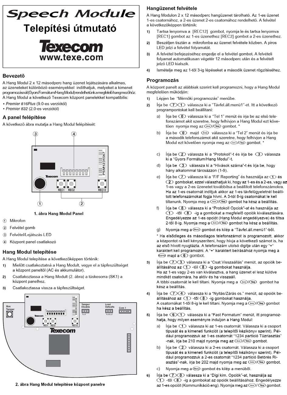 12. Speech modul