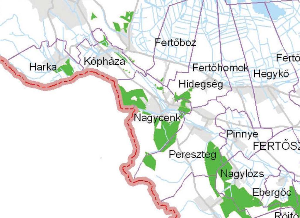 24 (5) (6) Az övezetben új külszíni művelésű bányatelek nem létesíthető, meglévő külszíni művelésű bányatelek nem bővíthető. Ökológiai folyosó övezete 18.