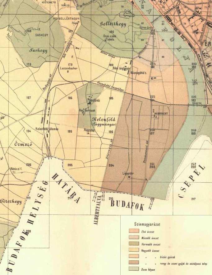 Örökségünk A településszerkezet kialakulásának története 1 A mai értelemben vett város fejlődésében az 1867-es kiegyezés utáni időszak, Pest, Buda és Óbuda Budapest néven történő egyesítése