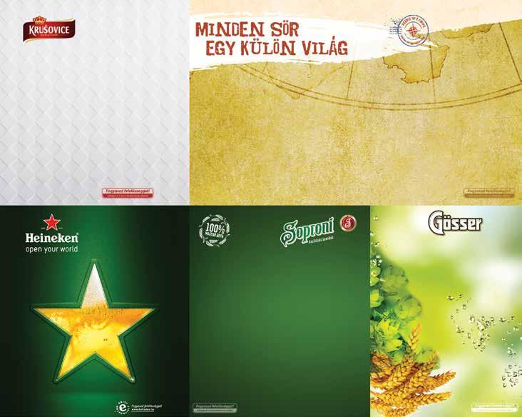 EDELWEISS 0,5 l, 698 Ft/l AFFLIGEM BLONDE 0,3 l, 1 330 Ft/l MORT SUBITE KRIEK 0,25 l, 1 596