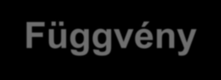 Függvény f y = A, Q