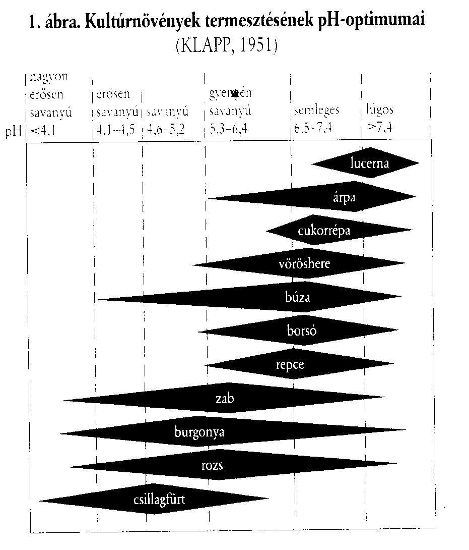 A ph A talaj ph-ja meghatározza a termeszthető növények körét A ph