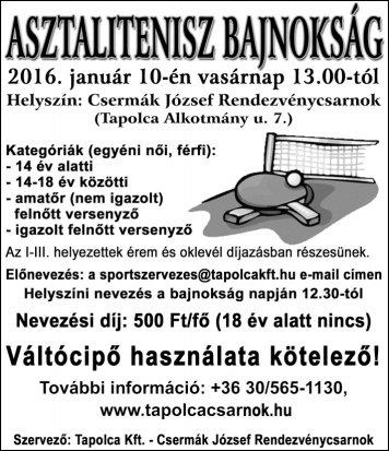 6 - TAPOLCAI ÚJSÁG SZOLGÁLTATÁS -HIRDETÉS olvasóink írták - olvasóink írták - Végleg nyugdíjba vonult Köszönet a segítségért 2015.