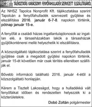 Önzetlen segítségüket ezúton is nagyon szépen köszönöm, és Boldog Új Évet kívánok mindhármójuknak. Tóth Erzsébet, Tapolca Moziműsor Tapolca Városi Mozi 8300 Tapolca, Fő tér 1.