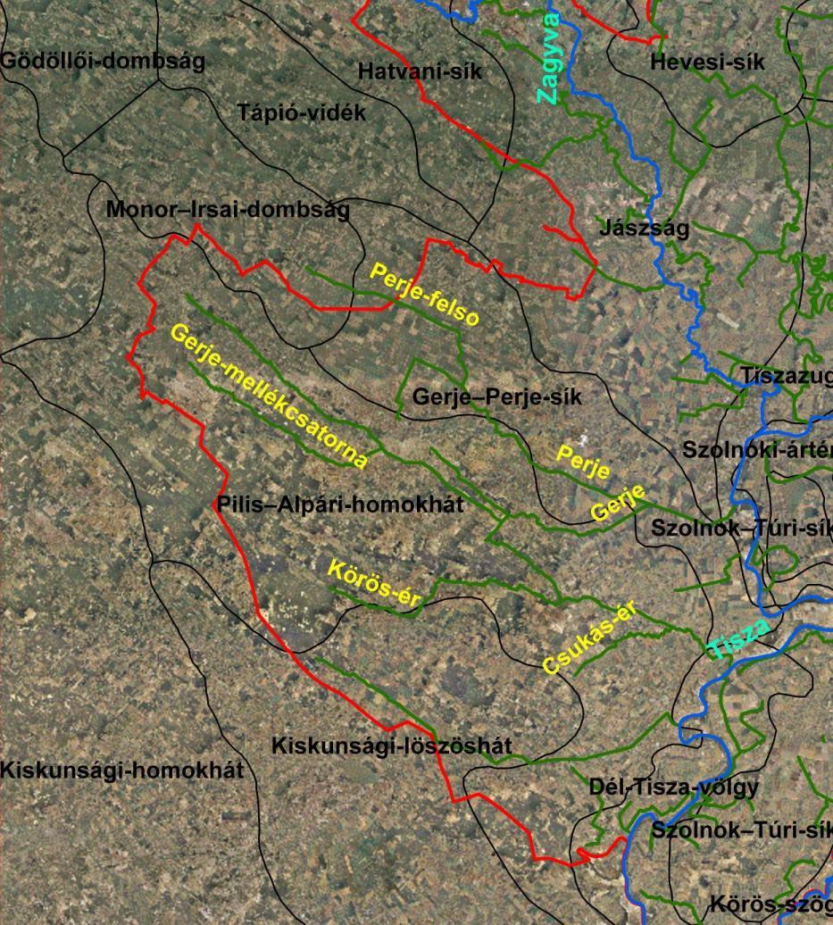 A Duna-Tisza közi homokhátság KÖTIVIZIG működési területére eső részének