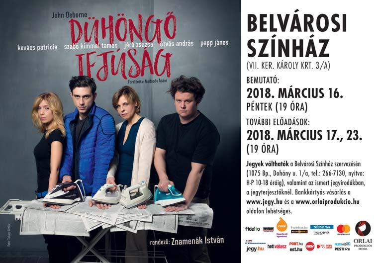 SZÍNHÁZ // MŰSOR 38 SZÍNHÁZ // MŰSOR 39 A nagy füzet Bányavíz Akit az istenek szeretnek 3-án 19h 4-én 19h 5-én 19h Thália Színház L Bp. VI., Nagymező u. 22 24. T 1/331-0500. www.thalia.