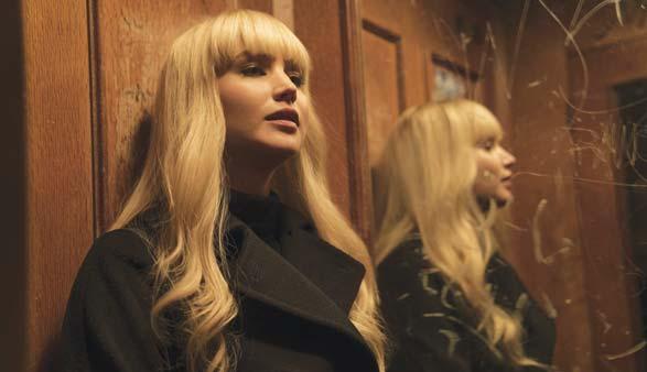 MOZI // PREMIER 8 Vörös veréb 18 Red Sparrow 2018, színes, amerikai thriller Hossz: 142 perc R.: Francis Lawrence Sz.