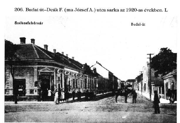 Budai út arkchív fotón (ép forrása: Székesfehérvár Anno) Az utolsó képek
