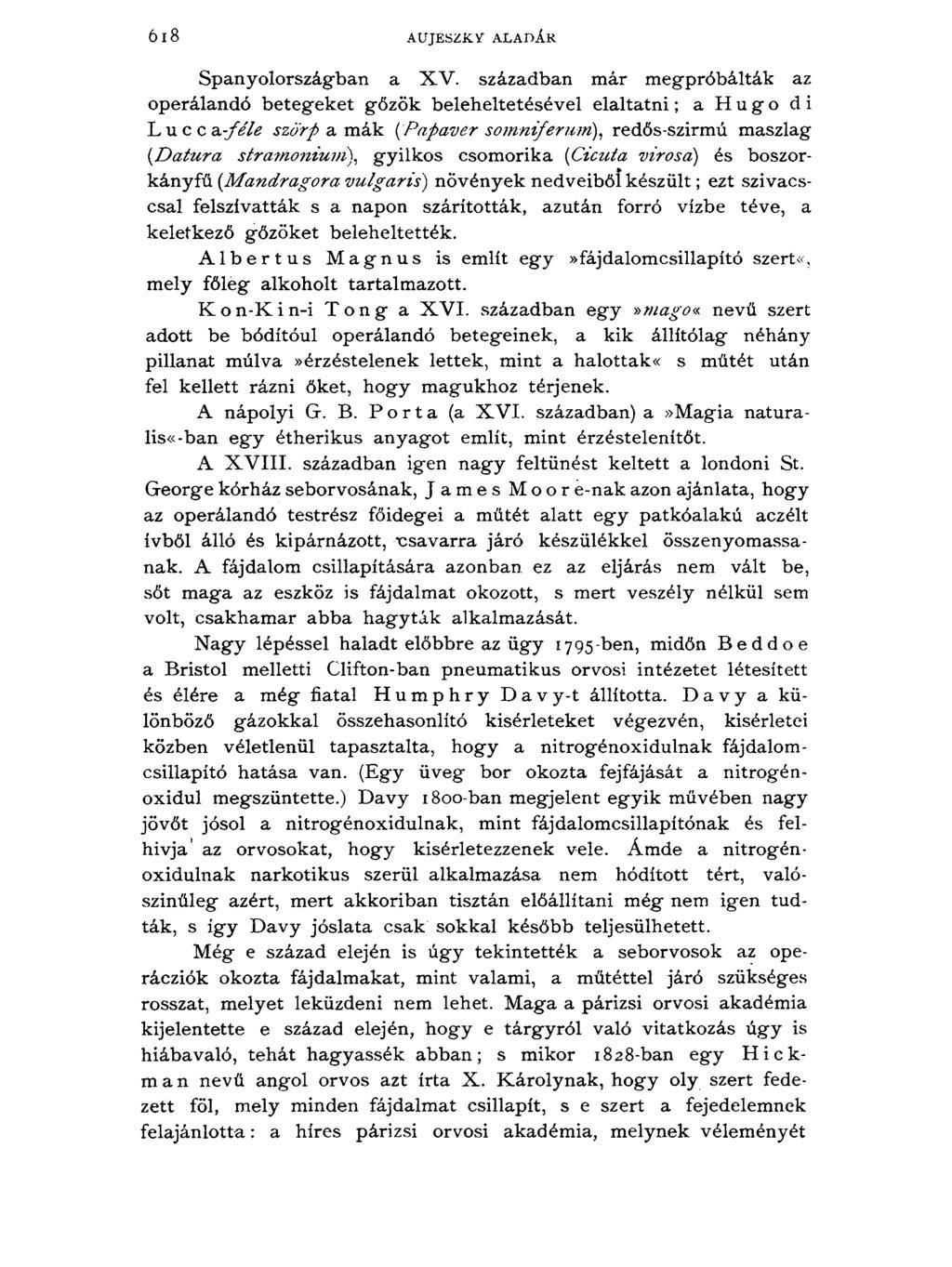 6 18 AUJESZK.Y ALADÁR Spanyolországban a XV.