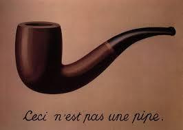 E módszernek egyik példájaként említi meg például egyik írásában Mitchell Magritte Ez nem pipa 666 című művét a metaképek egyik képviselőjeként (12. kép). 12. kép René Magritte: Ez nem pipa.