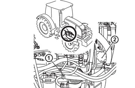 A traktor és a kapcsolt munkagép tisztítási, kenési és beállítási munkáit csak szakember végezheti a motor és egyéb forgó alkatrészek leállítása után, kivéve a fékvezérlést, a töltő és hidraulika