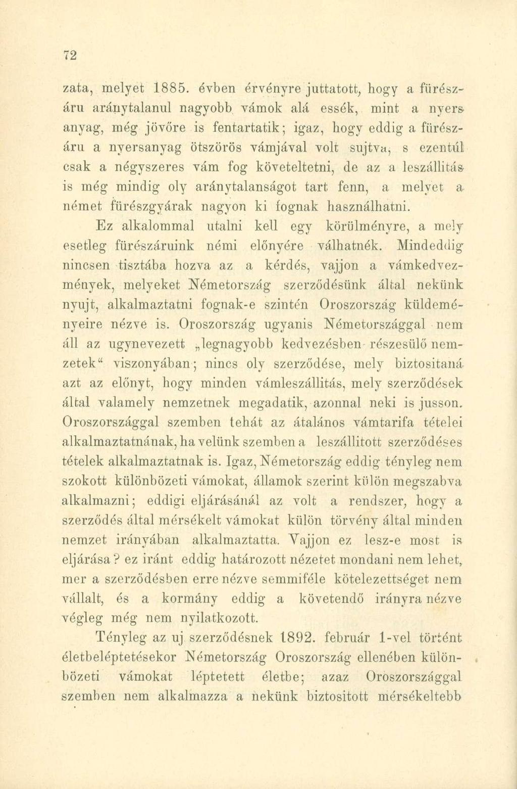 zata, melyet 1885.