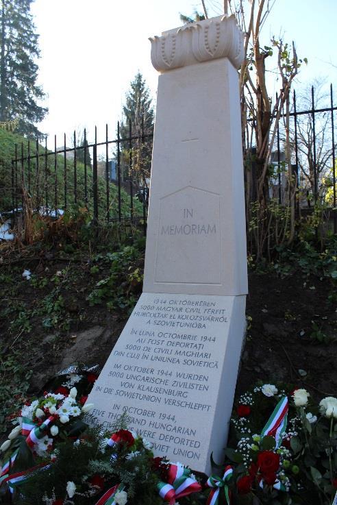 Dr. Cech Vilmos Józsa István Lajos Kékkői Károly Emlékműavatás Kolozsvárt 2016 őszén A 2014-es megemlékezés óta pozitív fejlemények voltak Kolozsvárt is.