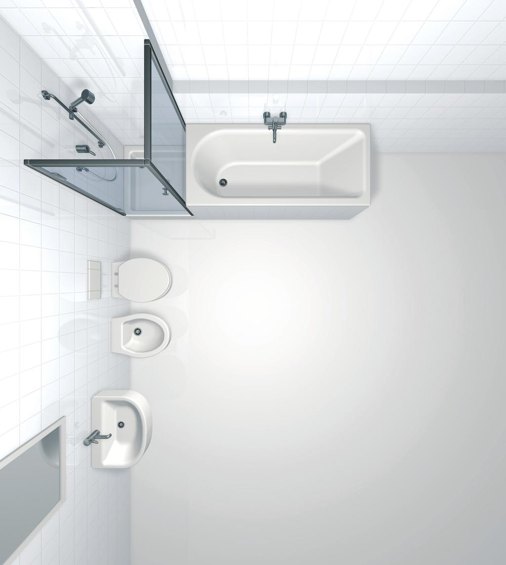 vízvezetékszerelés ALKALMAZÁSI PÉLDÁK RAUTITAN csatlakozó könyök vakolat alatti WC-tartályhoz D tartó, hosszú vagy rövid RAUTITAN