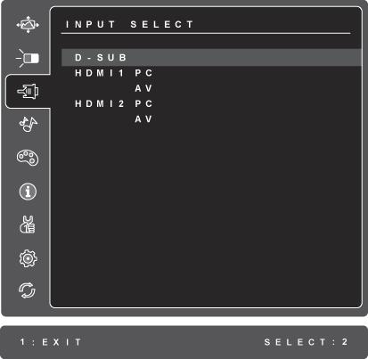 Main Menu (F menü) vezérlések A fel és le gombok használatával állítsa be az alább felsorolt menüpontokat: Vezérlés Magyarázat Auto Image Adjust (Automatikus képbeállítás) önm köd en méretezi,