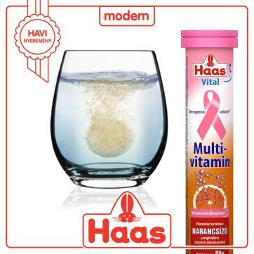 db Multivitamin) 6 db modern üvegpohár