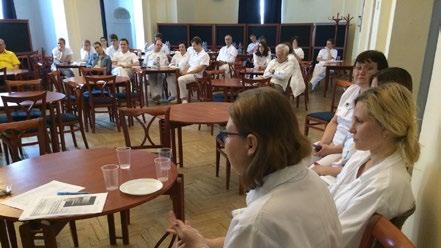rögzíti a kezelési dokumentációban a betegek dohányzással kapcsolatos anamnézisét, de rövid időn belül megkezdi azt. 5. fotó: szeminárium Havlíčkův Brodban, 2017. május 25.