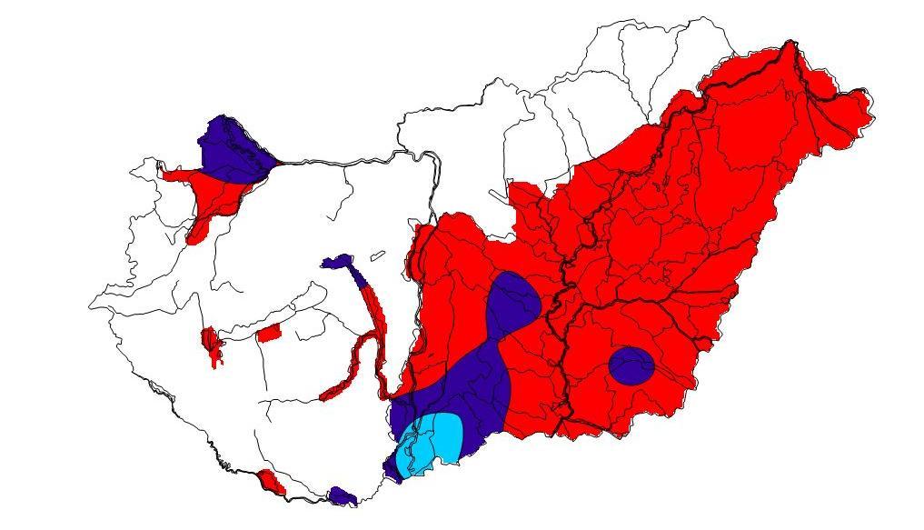 kivételével Alföld-szerte rendkívül magas talajvízállás és a szinte teljesen telített talajrétegek miatt tavasszal a mostanra kialakult belvízi elöntések lényeges csökkenésére nem számíthatunk, sőt
