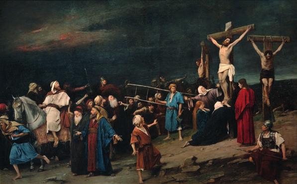 1884 A magyar közönség óhajának megfelelően: a Golgota itthon Munkácsy Mihály: Golgota (1884; v.