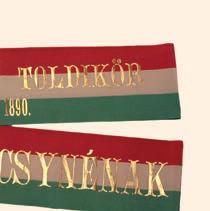 felirattal: Munkácsynénak a pozsonyi Toldi Kör. octob. 2. 1890.
