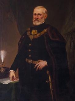A Wenckheim család meghívására Szamossy 1861 februárjában vagy márciusában érkezett a gyulai kastélyba, családi portrémegrendelések sorának teljesítését, és a korábbi ősgaléria elemeinek másolását,