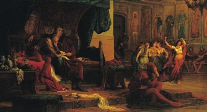 ): Vajk megkeresztelése / vázlat (1870; Szépművészeti Múzeum Magyar