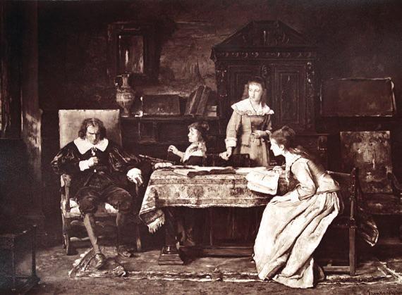 Rézkarcmásolat Munkácsy Miltonjáról (1880 körül; Munkácsy Mihály Múzeum) A Párizsi Világkiállítás egyik érdekessége volt a szobor fejének 1878. június 30-án történt bemutatása.