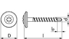 reca önfúró-önmetsző csavarok sef driing screws encsefejű bádogos csavar tömítőaátétte nemesacé A2 Cikkszám 0217 7 Befogószár mérete PZ 2 PZ 2 D 15 20 p 4,5 4,5 d 4,5 4,5 0217 714 5 0217 724 5 35