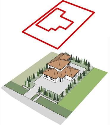 5.3 LAKÓPARK KARAKTER HÁZAI 5.3.1 TELEPÍTÉS A lakóparkban található házak beépítése szabadonálló, a kialakítható legkisebb telekterület: legalább a kialakult telekméret.