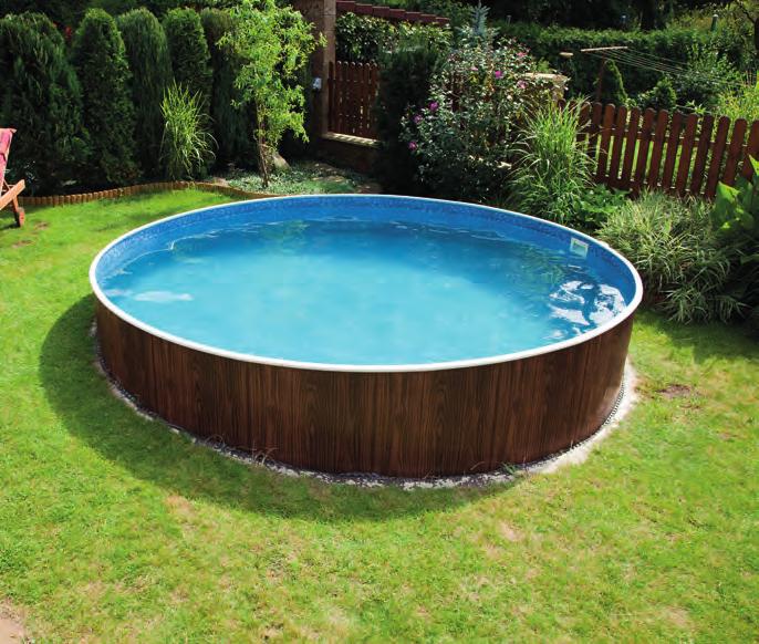 Lagoon Deluxe medencéink különlegessége, hogy fa mintázatú palásttal kaphatók, így még könnyebben illeszkednek a növényekkel teli kerthez, ahol a fürdőzés garantáltan örömteli szórakozást fog