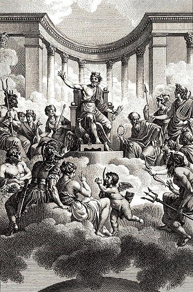 102 gyermeküket Zeuszt, Kronosz elıl azzal, hogy Kréta szigetére rejtette. Kronosz és Rheia gyermekeik: Hesztia, Démétér, Héra, Hádész, Poszeidón, Zeusz.