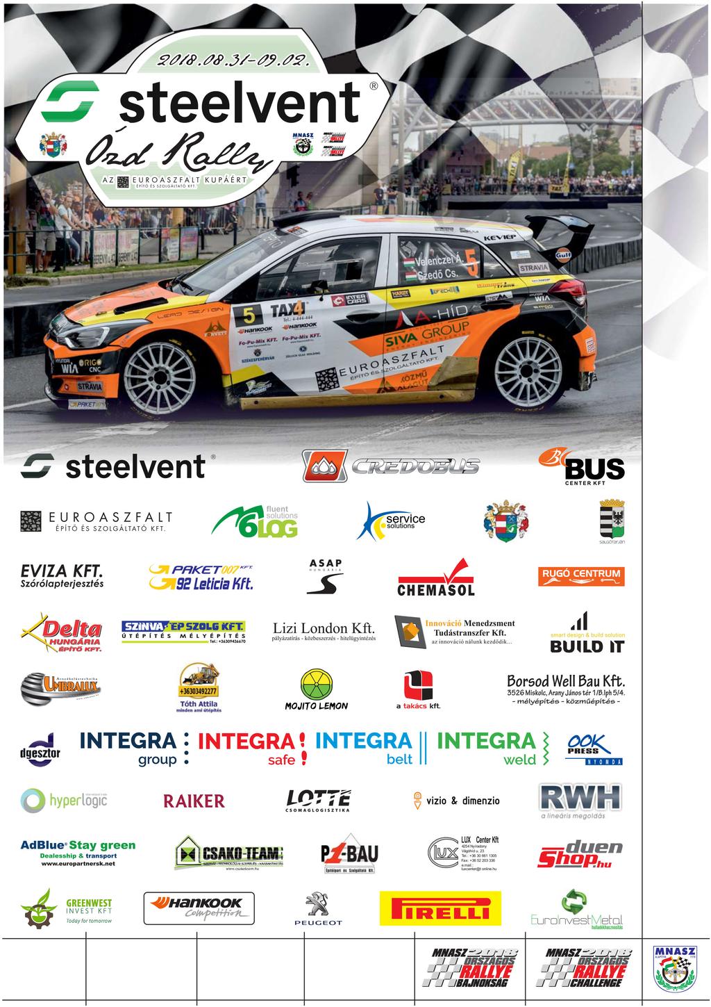 STEELVENT ÓZD RALLYE 2018 Versenykiírás tervezet - PDF Ingyenes letöltés