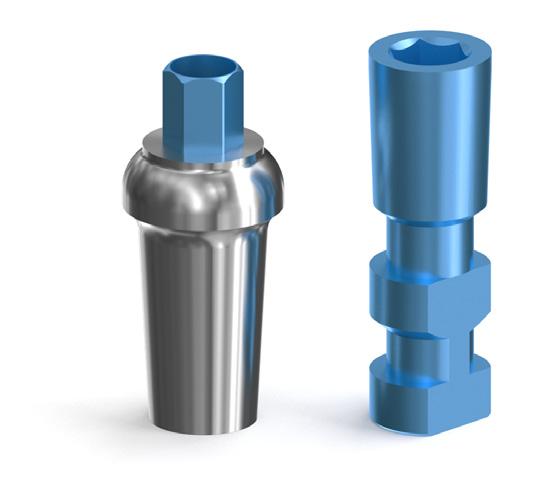 BIONIKA Compatible PE System (Pitt-Easy, Bioplant kompatibilis) Ti5 Hatszögletű pozícionáló kapcsolat.