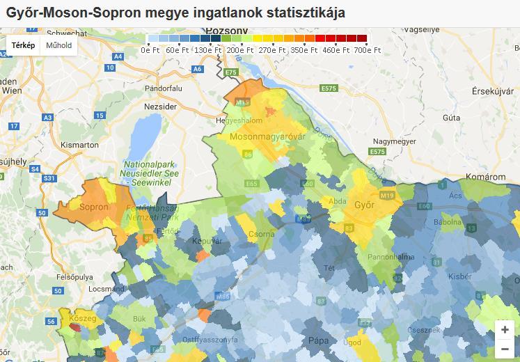 forrás: ingatlannet. Összehasonlításként az alábbi ábrákon a Győr-Moson-Sopron-megyei ingatanárak: A lakóingatlanok számának alakulása Beleden: forrás: ingatlannet.