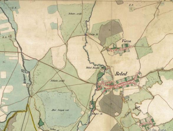 2. Tájhasználat, tájszerkezet, tájtörténeti vizsgálat Az első Katonai Felmérés (1763-1787) ill.